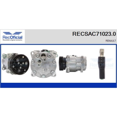 Compressor, ar condicionado RECSAC710230 RECOFICIAL