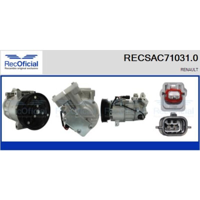 Compressor, ar condicionado RECSAC710310 RECOFICIAL