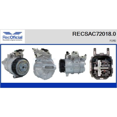 Compressor, ar condicionado RECSAC720180 RECOFICIAL