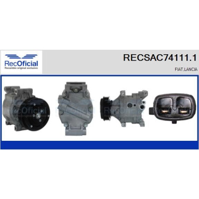 Compressor, ar condicionado RECSAC741111 RECOFICIAL