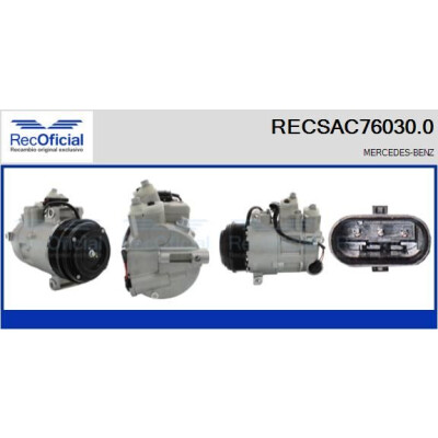 Compressor, ar condicionado RECSAC760300 RECOFICIAL