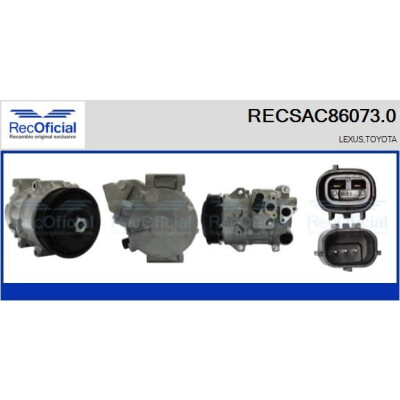 Compressor, ar condicionado RECSAC860730 RECOFICIAL