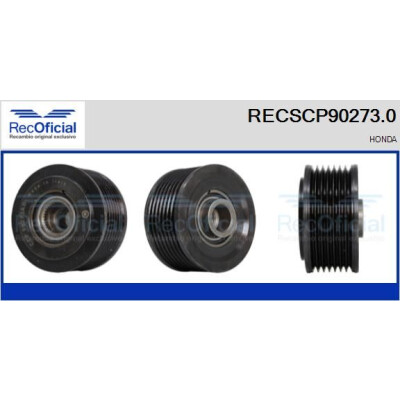 Polia, alternador RECSCP902730 RECOFICIAL