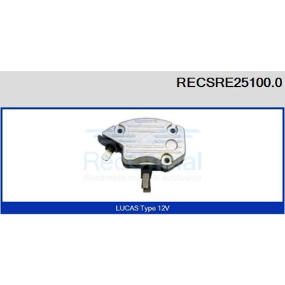Regulador do alternador RECSRE251000 RECOFICIAL