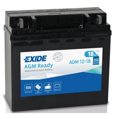 Bateria de arranque AGM1218 EXIDE