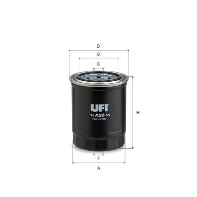 Filtro de combustível 24A2800 UFI