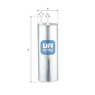 Filtro de combustível 31A3900 UFI