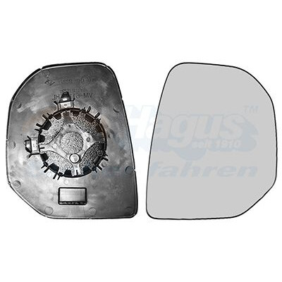 Vidro de espelho, espelho retrovisor exterior 0905832 VANWEZEL
