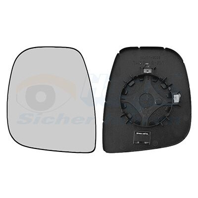 Vidro de espelho, espelho retrovisor exterior 0906837 VANWEZEL
