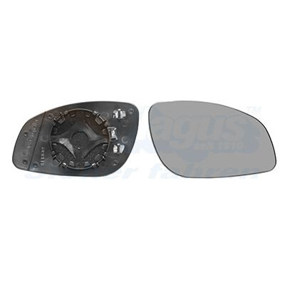 Vidro de espelho, espelho retrovisor exterior 3768838 VANWEZEL