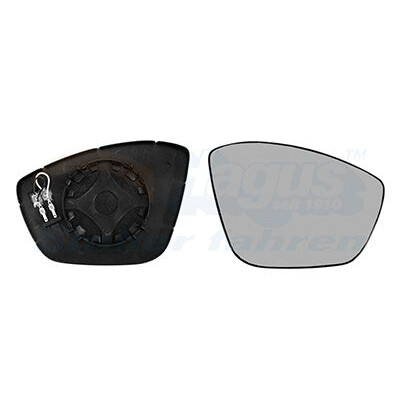 Vidro de espelho, espelho retrovisor exterior 4034838 VANWEZEL