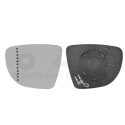 Vidro de espelho, espelho retrovisor exterior 4373837 VANWEZEL