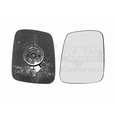 Vidro de espelho, espelho retrovisor exterior 5874832 VANWEZEL