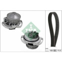 Bomba de água + kit de correia dentada 530071730 INA