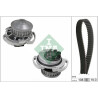 Bomba de água + kit de correia dentada 530071730 INA