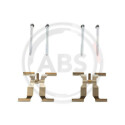 Kit de acessórios, pastilhas de travão 0166Q A.B.S.