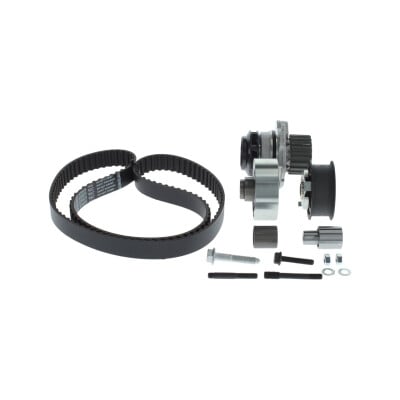 Bomba de água + kit de correia dentada 1987945343 BOSCH