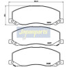Jogo de pastilhas para travão de disco PA0405AF JAPANPARTS