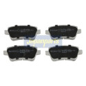 Jogo de pastilhas para travão de disco PP0212AF JAPANPARTS