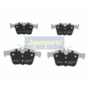 Jogo de pastilhas para travão de disco PP0905AF JAPANPARTS