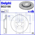 Disco de travão BG3198 DELPHI