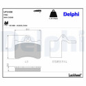 Jogo de pastilhas para travão de disco LP1426 DELPHI