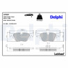 Jogo de pastilhas para travão de disco LP907 DELPHI