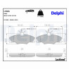 Jogo de pastilhas para travão de disco LP985 DELPHI
