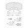 Jogo de pastilhas para travão de disco FCV4583B FERODO