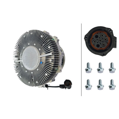Embraiagem, ventilador do radiador 8MV366440411 HELLA