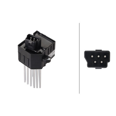 Regulador, ventilador do habitáculo 5HL366410561 HELLA