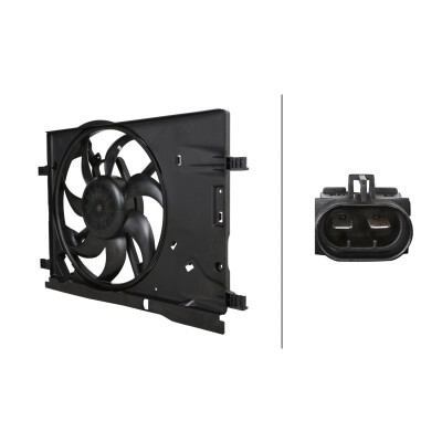 Ventilador, refrigeração do motor 8EW366421311 HELLA