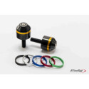 Barreiras de alumínio com anel para BMW R1200R C/NEG
