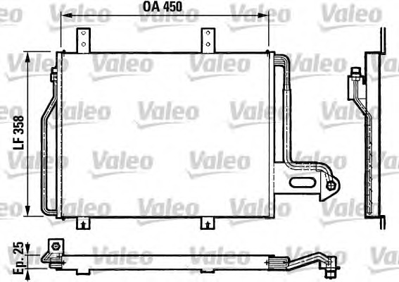 Condensador, ar condicionado VALEO 816870